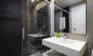 Appartement de jardin flambant neuf avec vue sur la mer à vendre, à quelques minutes à pied de la plage, Estepona Est 16954 