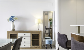 Appartement de jardin flambant neuf avec vue sur la mer à vendre, à quelques minutes à pied de la plage, Estepona Est 16957 