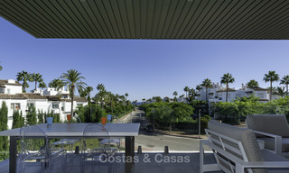 Proche de la plage, appartement contemporain neuf avec vue sur la mer, entre Marbella et Estepona 16912 