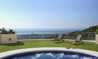 Appartement moderne de 3 chambres avec vue sur la Méditerranée et les montagnes à vendre à Marbella 27425 