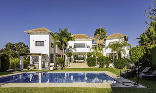 Exceptionnelle villa contemporaine méditerranéenne à vendre près de la plage sur le Golden Mile, Marbella 17038 
