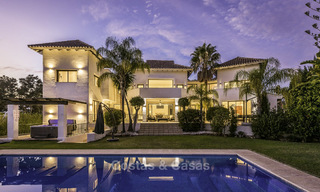 Exceptionnelle villa contemporaine méditerranéenne à vendre près de la plage sur le Golden Mile, Marbella 17040 