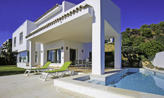Villa moderne sur un golf avec vue panoramique sur la mer à vendre, Benahavis, Marbella 17291 