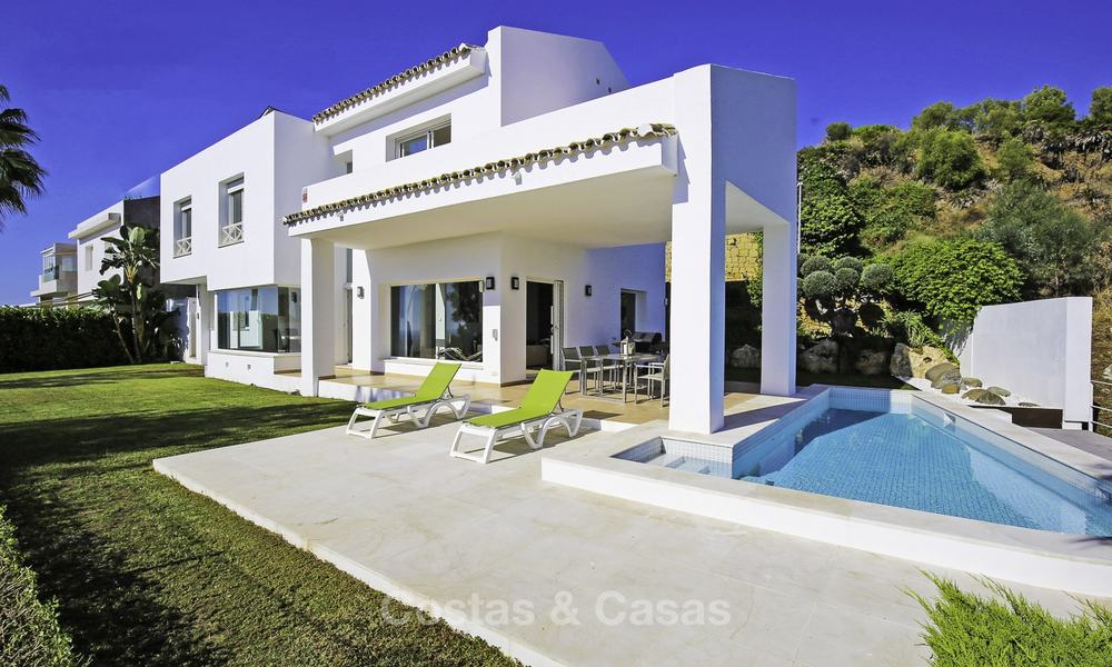 Villa moderne sur un golf avec vue panoramique sur la mer à vendre, Benahavis, Marbella 17298