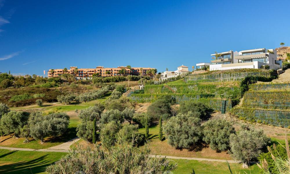 Magnifique villa contemporaine luxueuse à vendre, avec une vue imprenable sur la mer et en première position de golf - Benahavis, Marbella 36647