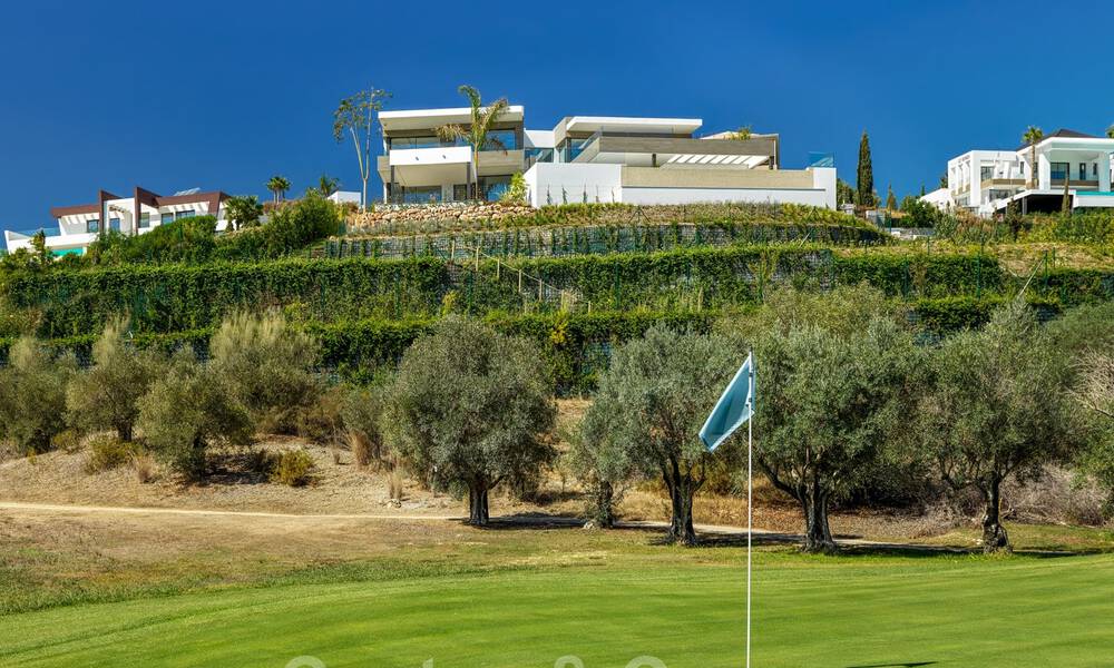 Magnifique villa contemporaine luxueuse à vendre, avec une vue imprenable sur la mer et en première position de golf - Benahavis, Marbella 36651