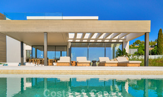 Magnifique villa contemporaine luxueuse à vendre, avec une vue imprenable sur la mer et en première position de golf - Benahavis, Marbella 36660 