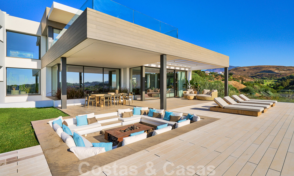 Magnifique villa contemporaine luxueuse à vendre, avec une vue imprenable sur la mer et en première position de golf - Benahavis, Marbella 36662
