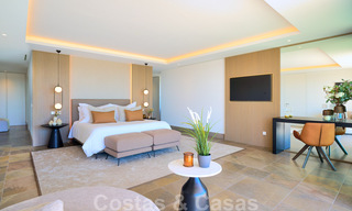 Magnifique villa contemporaine luxueuse à vendre, avec une vue imprenable sur la mer et en première position de golf - Benahavis, Marbella 36669 