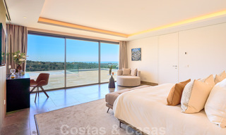 Magnifique villa contemporaine luxueuse à vendre, avec une vue imprenable sur la mer et en première position de golf - Benahavis, Marbella 36675 