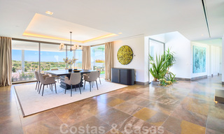 Magnifique villa contemporaine luxueuse à vendre, avec une vue imprenable sur la mer et en première position de golf - Benahavis, Marbella 36678 