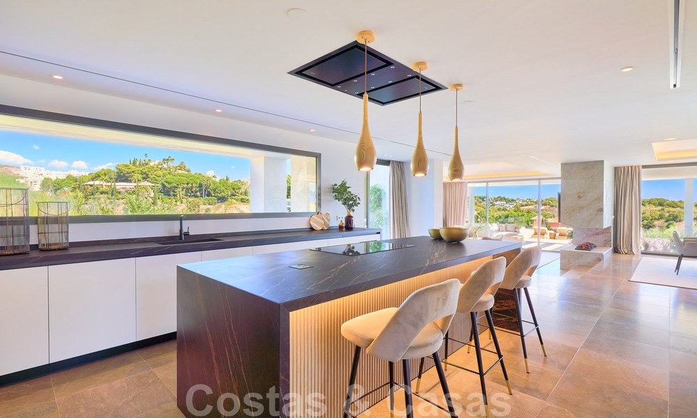 Magnifique villa contemporaine luxueuse à vendre, avec une vue imprenable sur la mer et en première position de golf - Benahavis, Marbella 36682