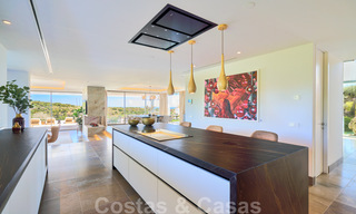 Magnifique villa contemporaine luxueuse à vendre, avec une vue imprenable sur la mer et en première position de golf - Benahavis, Marbella 36683 