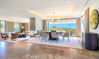 Magnifique villa contemporaine luxueuse à vendre, avec une vue imprenable sur la mer et en première position de golf - Benahavis, Marbella 36690 