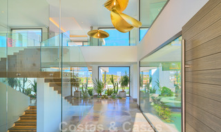 Magnifique villa contemporaine luxueuse à vendre, avec une vue imprenable sur la mer et en première position de golf - Benahavis, Marbella 36691 