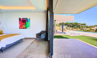 Magnifique villa contemporaine luxueuse à vendre, avec une vue imprenable sur la mer et en première position de golf - Benahavis, Marbella 36694 