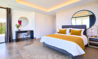 Magnifique villa contemporaine luxueuse à vendre, avec une vue imprenable sur la mer et en première position de golf - Benahavis, Marbella 36695 
