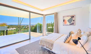 Magnifique villa contemporaine luxueuse à vendre, avec une vue imprenable sur la mer et en première position de golf - Benahavis, Marbella 36698 