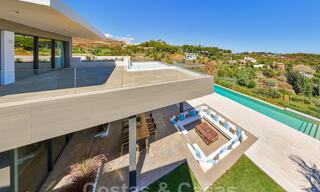 Magnifique villa contemporaine luxueuse à vendre, avec une vue imprenable sur la mer et en première position de golf - Benahavis, Marbella 36703 
