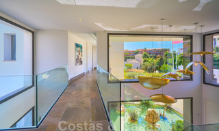 Magnifique villa contemporaine luxueuse à vendre, avec une vue imprenable sur la mer et en première position de golf - Benahavis, Marbella 36705 