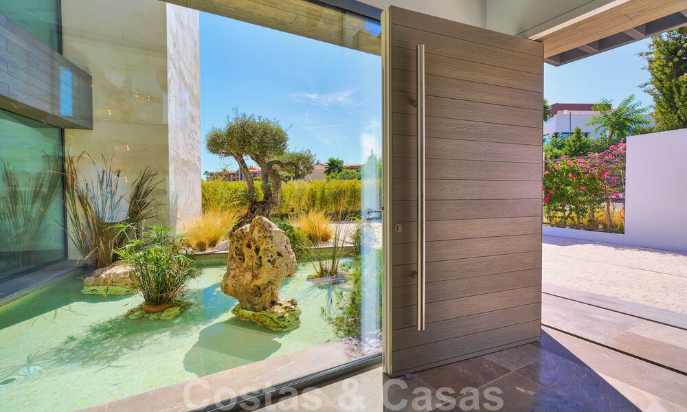 Magnifique villa contemporaine luxueuse à vendre, avec une vue imprenable sur la mer et en première position de golf - Benahavis, Marbella 36710