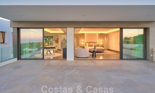 Magnifique villa contemporaine luxueuse à vendre, avec une vue imprenable sur la mer et en première position de golf - Benahavis, Marbella 36714 