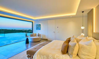 Magnifique villa contemporaine luxueuse à vendre, avec une vue imprenable sur la mer et en première position de golf - Benahavis, Marbella 36715 