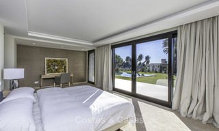 Exquise villa moderne méditerranéenne de luxe sur 1 niveau à vendre à Sierra Blanca, Marbella 18243 