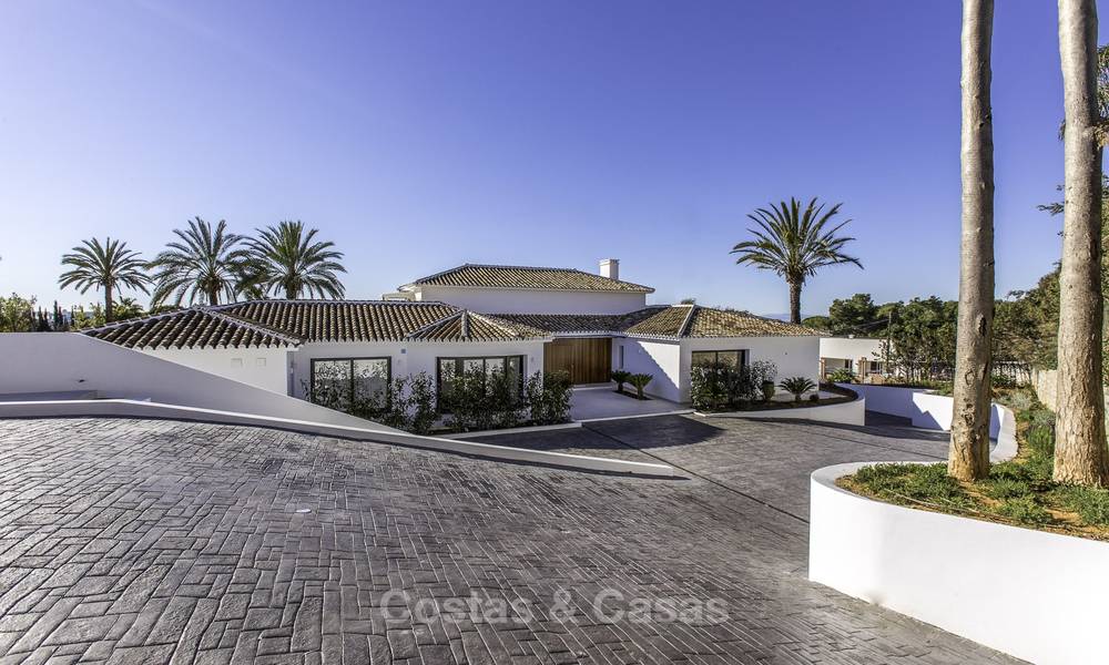 Exquise villa moderne méditerranéenne de luxe sur 1 niveau à vendre à Sierra Blanca, Marbella 18244