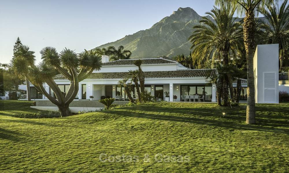 Exquise villa moderne méditerranéenne de luxe sur 1 niveau à vendre à Sierra Blanca, Marbella 18256