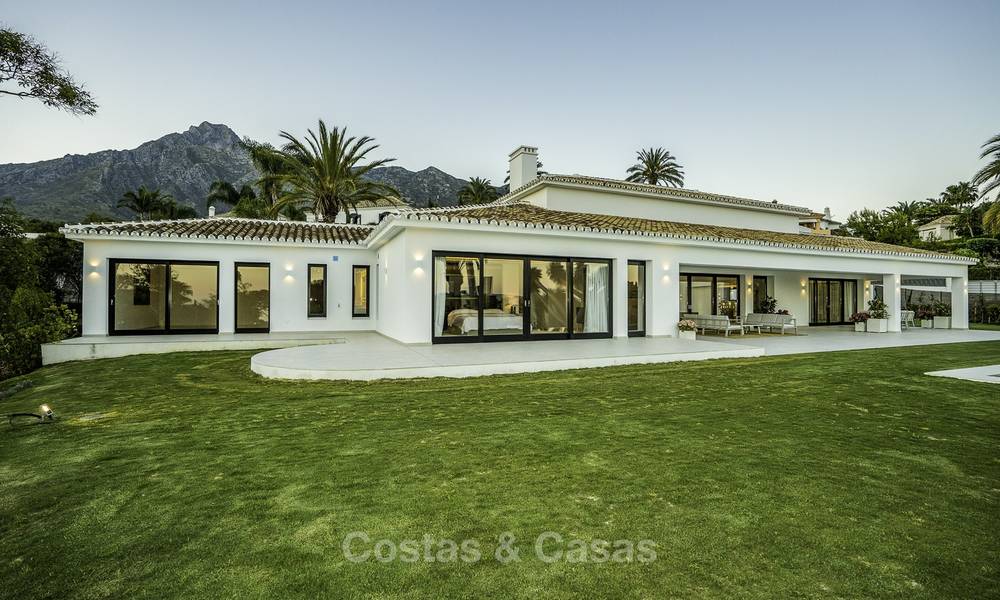 Exquise villa moderne méditerranéenne de luxe sur 1 niveau à vendre à Sierra Blanca, Marbella 18257