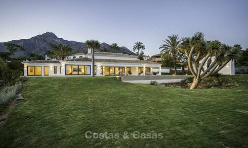 Exquise villa moderne méditerranéenne de luxe sur 1 niveau à vendre à Sierra Blanca, Marbella 18261