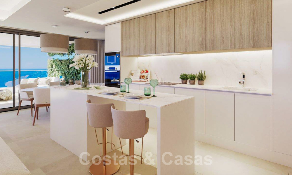 Appartements de luxe contemporains innovateurs à vendre dans un impressionnant complexe balnéaire neuf à Malaga. 20401