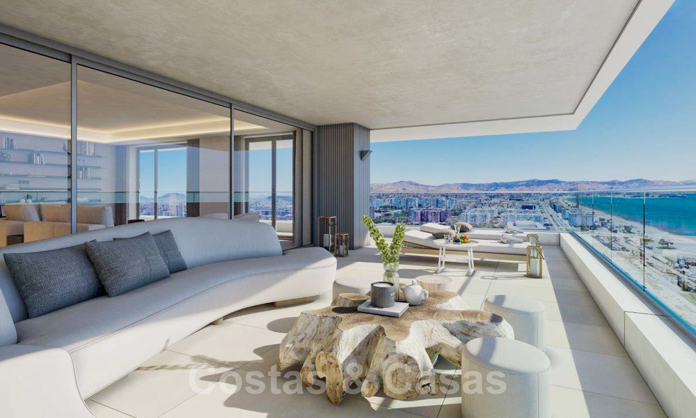 Appartements de luxe contemporains innovateurs à vendre dans un impressionnant complexe balnéaire neuf à Malaga. 20415