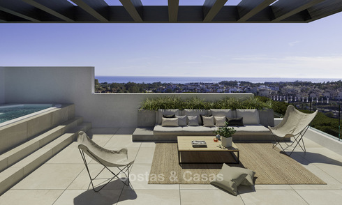 Jolies villas jumelées neuves à vendre dans le Triangle d'Or, Estepona Est 18670