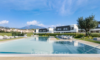 Jolies villas jumelées neuves à vendre dans le Triangle d'Or, Estepona Est 802399 