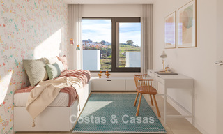 Jolies villas jumelées neuves à vendre dans le Triangle d'Or, Estepona Est 802402 
