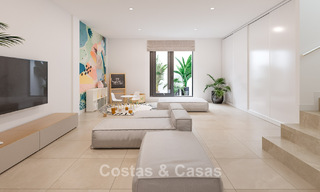 Jolies villas jumelées neuves à vendre dans le Triangle d'Or, Estepona Est 802403 