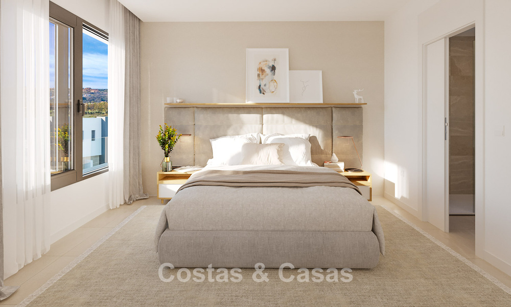 Jolies villas jumelées neuves à vendre dans le Triangle d'Or, Estepona Est 802404