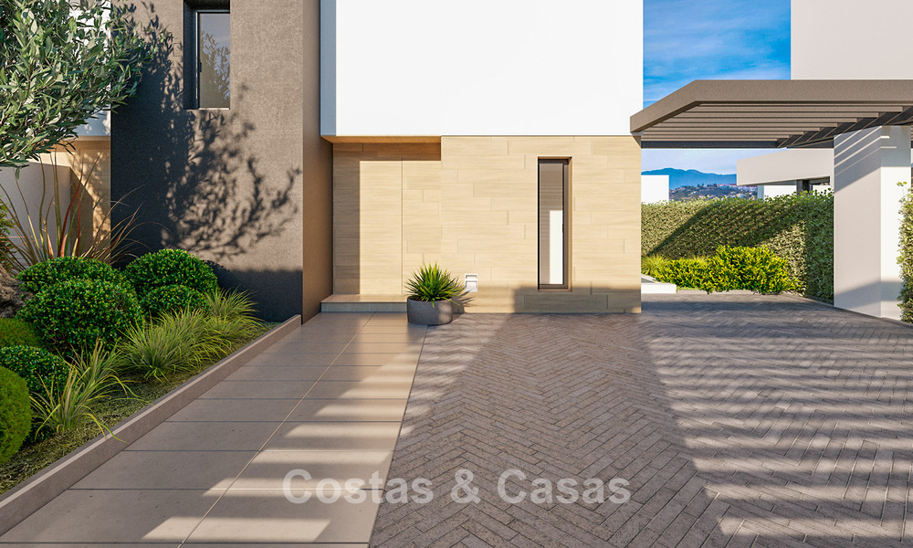 Jolies villas jumelées neuves à vendre dans le Triangle d'Or, Estepona Est 802409