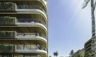 Appartements de luxe contemporains neufs à vendre dans un complexe au bord de la mer dans le centre de Fuengirola 18710 