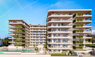 Appartements de luxe contemporains neufs à vendre dans un complexe au bord de la mer dans le centre de Fuengirola 40231 