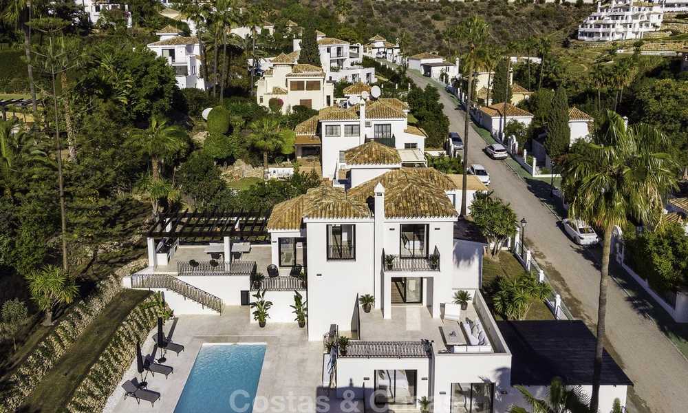 Villa de luxe méditerranéenne moderne entièrement rénovée à vendre au cœur de la vallée du golf de Nueva Andalucia, à Marbella 19205