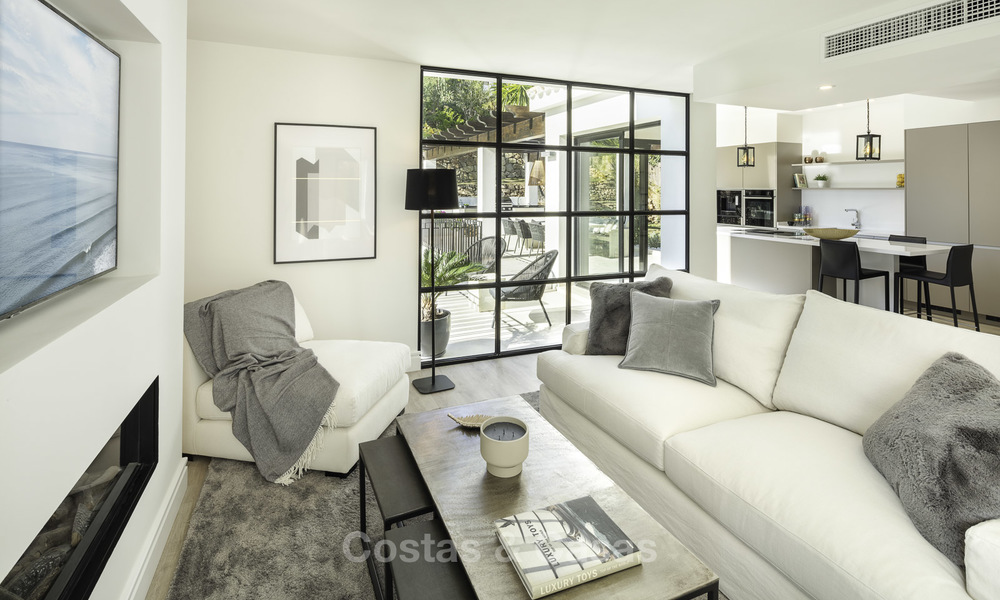 Villa de luxe méditerranéenne moderne entièrement rénovée à vendre au cœur de la vallée du golf de Nueva Andalucia, à Marbella 19214