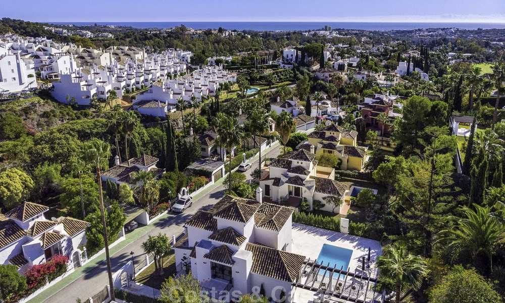 Villa de luxe méditerranéenne moderne entièrement rénovée à vendre au cœur de la vallée du golf de Nueva Andalucia, à Marbella 19218