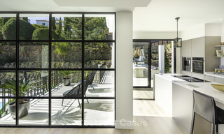 Villa de luxe méditerranéenne moderne entièrement rénovée à vendre au cœur de la vallée du golf de Nueva Andalucia, à Marbella 19219 