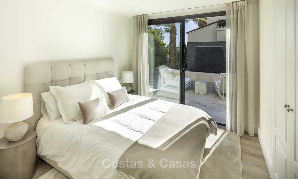 Villa de luxe méditerranéenne moderne entièrement rénovée à vendre au cœur de la vallée du golf de Nueva Andalucia, à Marbella 19223