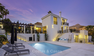 Villa de luxe méditerranéenne moderne entièrement rénovée à vendre au cœur de la vallée du golf de Nueva Andalucia, à Marbella 19227 