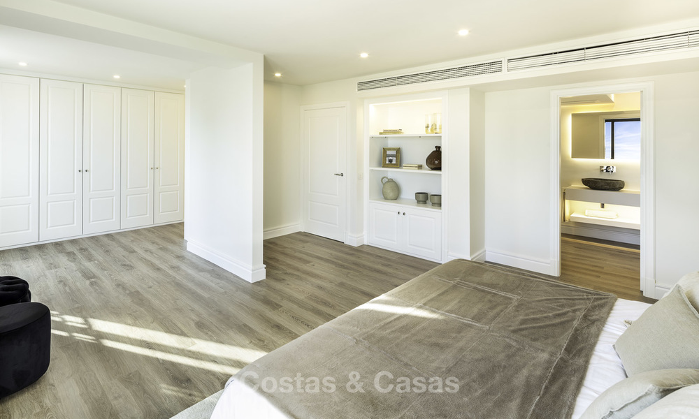 Villa de luxe méditerranéenne moderne entièrement rénovée à vendre au cœur de la vallée du golf de Nueva Andalucia, à Marbella 19229