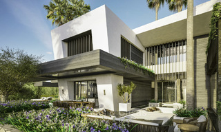 Spectaculaire projet de villa de grand luxe avec permis de construire à vendre dans un quartier très exclusif du Golden Mile à Marbella 19238 